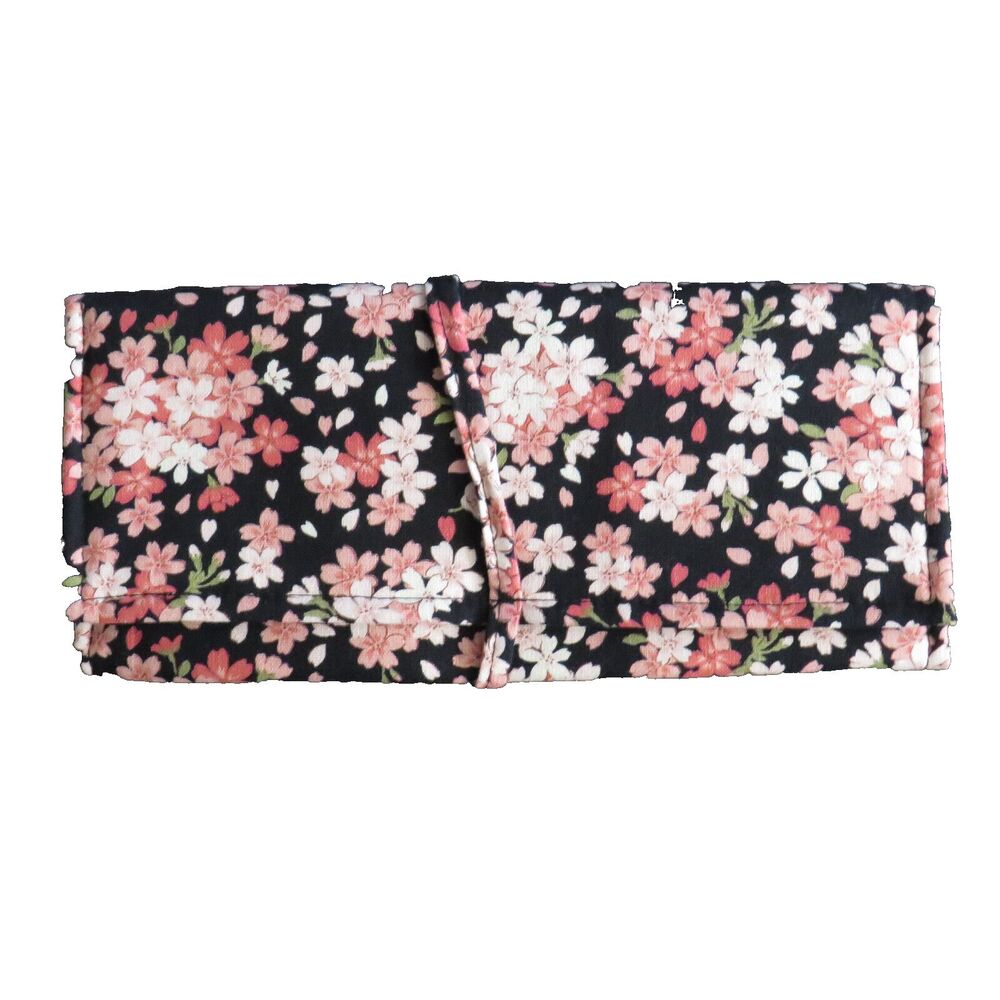 Floral Makeup Brush Roll Organizer Travel Bag - Picture 7 of 7
